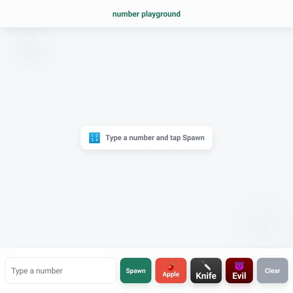 number playground
