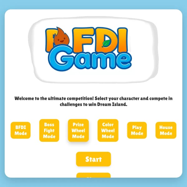 BFDI Game
