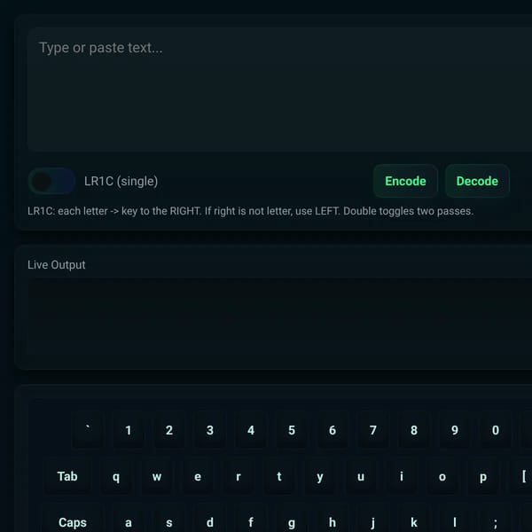 LR1C Cipher Tool