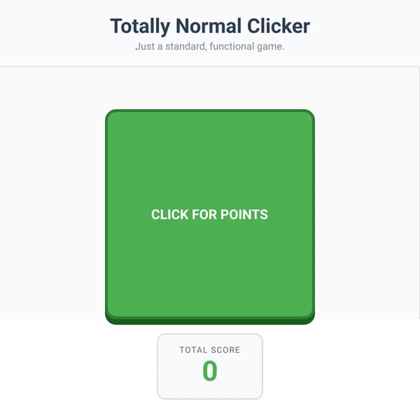Totally Normal Clicker
