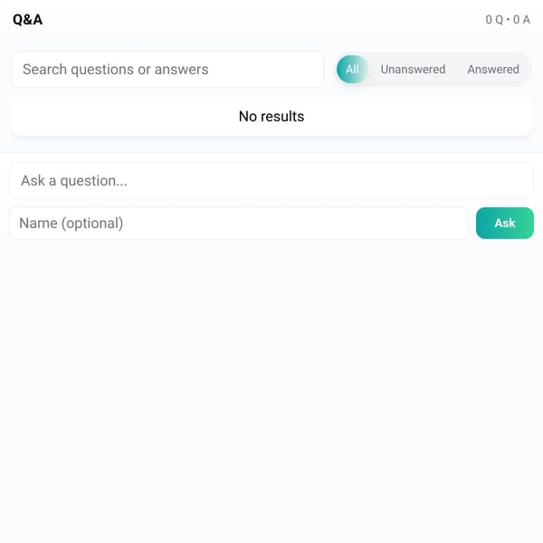 Q&A