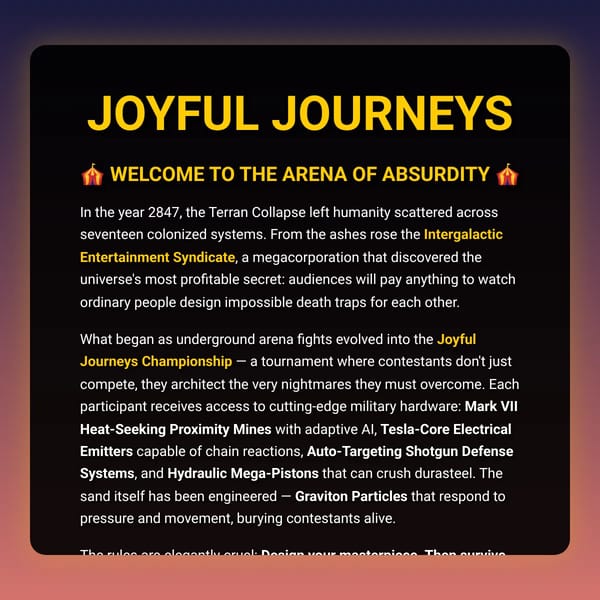 Joyful Journeys Revamped