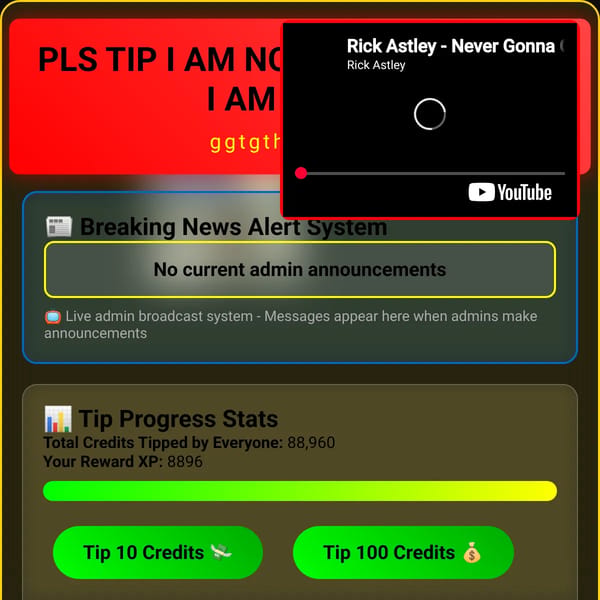 NOT EVEN A CREDITS GIVEAWAY