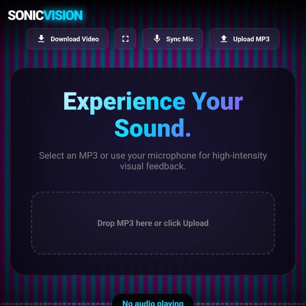 SonicVision - Audio Visualizer