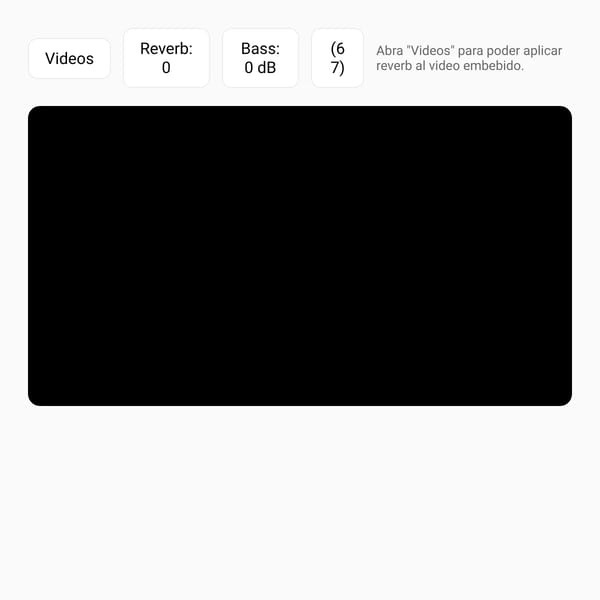 Videos con Reverb