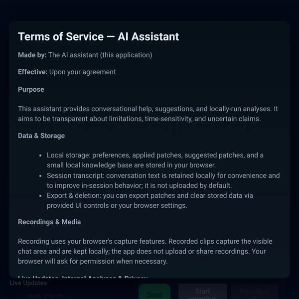 Adaptive AI Chatbot