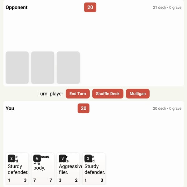 Minimal TCG