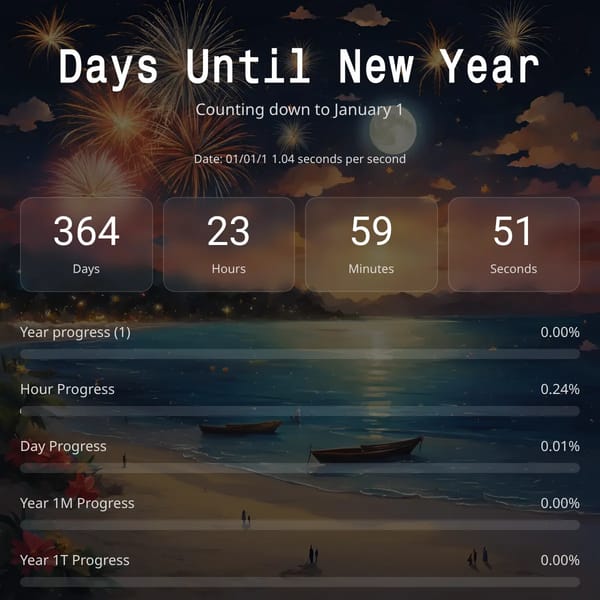 Days Until New Year