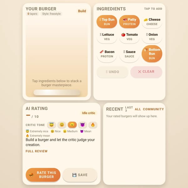 Burger Rater