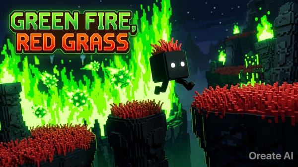 Green Fire Red Grass