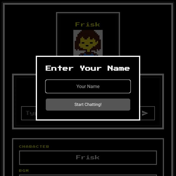 Chat with Undertale