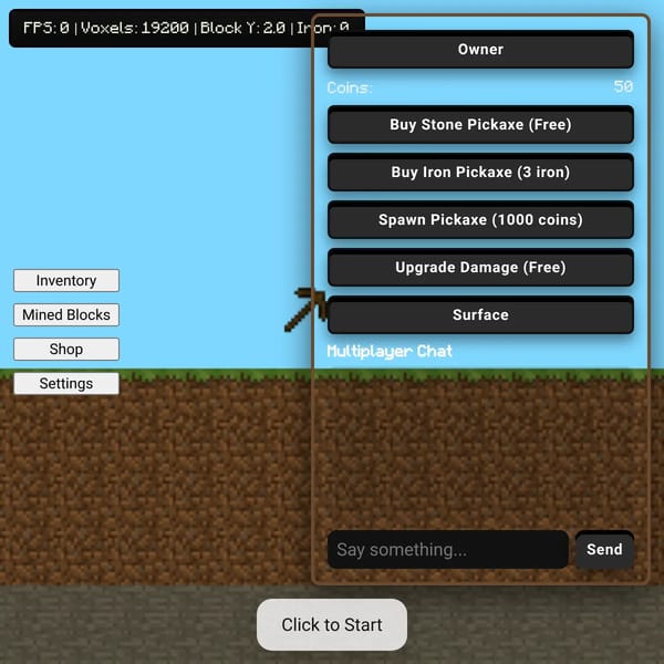 Minecraft Mobile Game