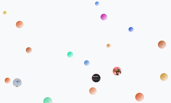 Bouncing draggable balls