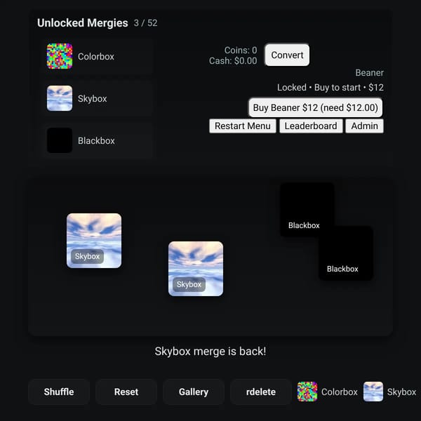 The Skybox Merge (paused)