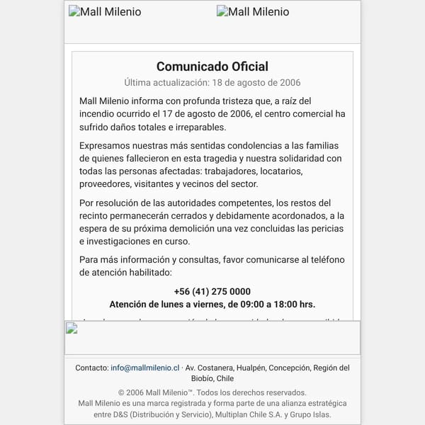 Mall Milenio - Sitio no disponible