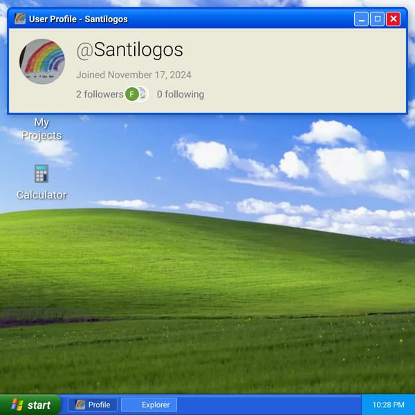 User Profile and Project Explorer