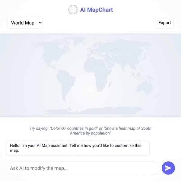 AI MapChart Maker