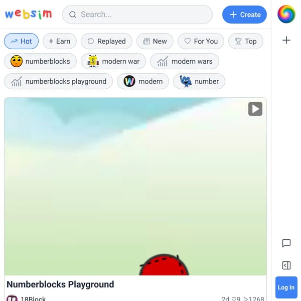 Working websim emulator