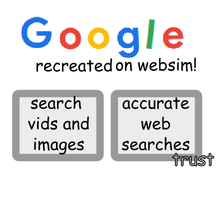 Google on Websim recreation
