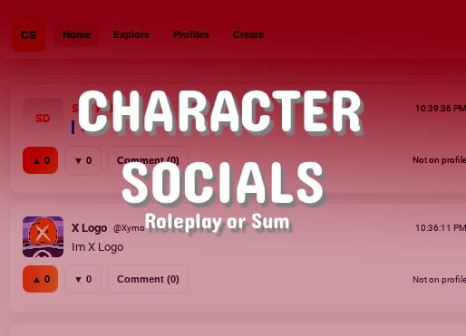 Character Socials
