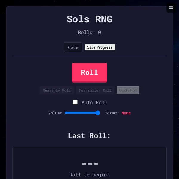 Sols RNG