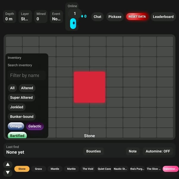 bad slop mining game [SEMI-DISCONTINUED]