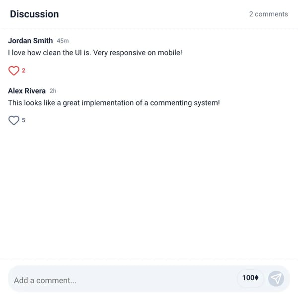 Interactive Comments