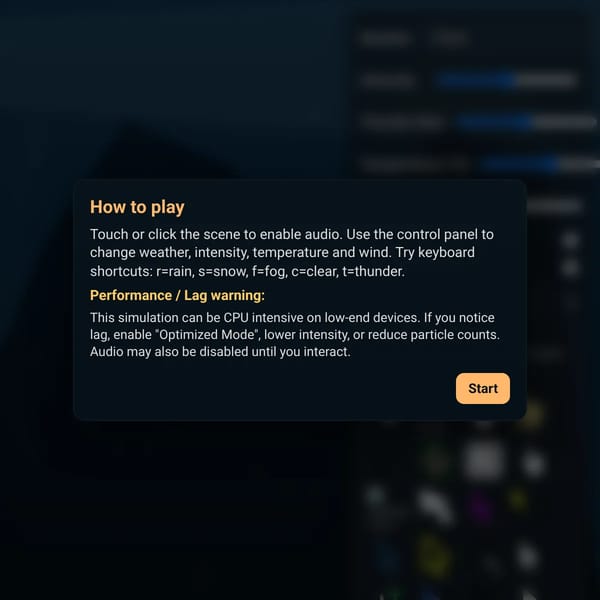 Eclipsecreator's Weather testing