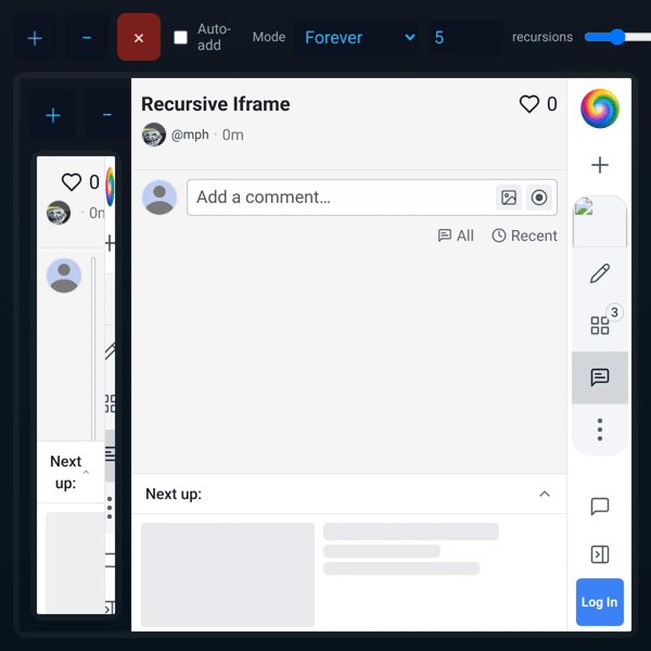 Recursive Iframe