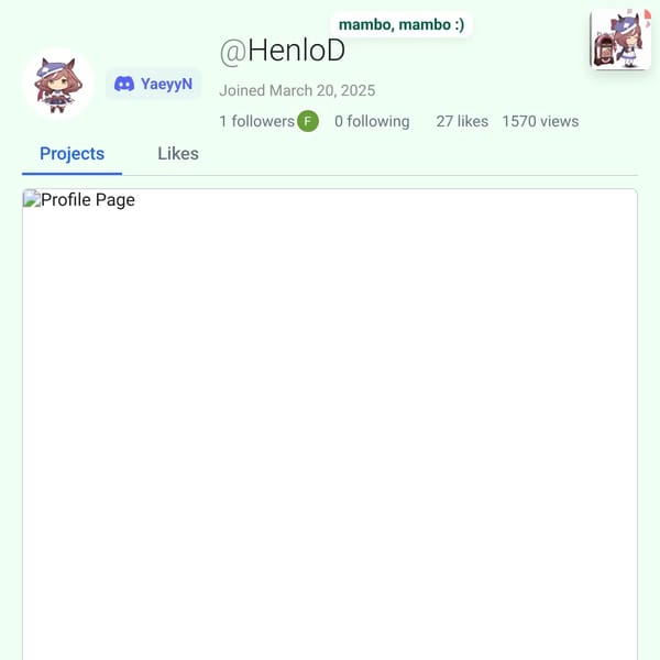 Profile Page