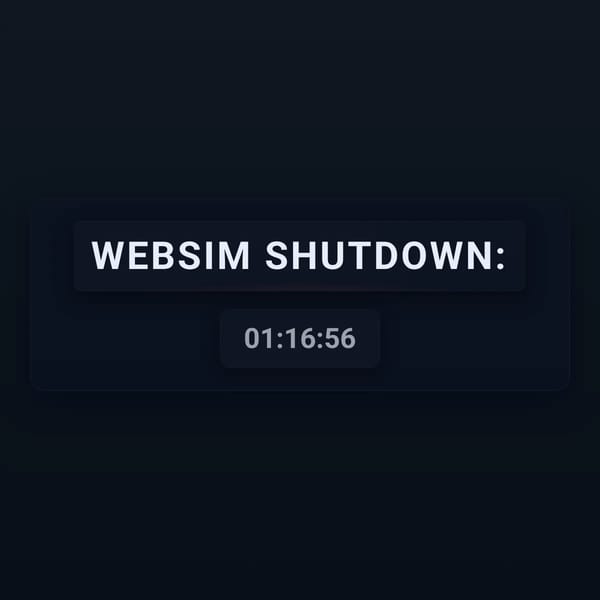 WebSim Shutdown Notification