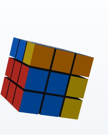 Interactive 3D Cube Manipulator