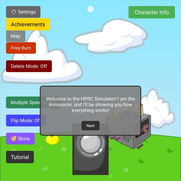 HPRC Simulator But With More Characters