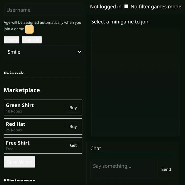 Roblox [WEBSIM VERSION]