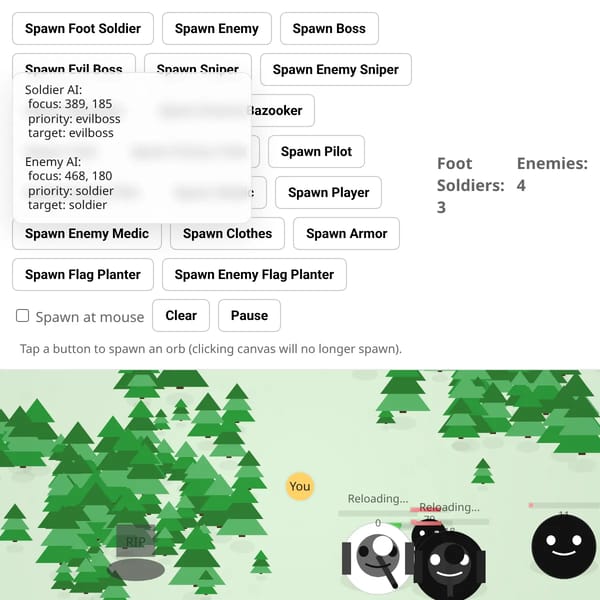 Orbs — Soldiers vs Enemies