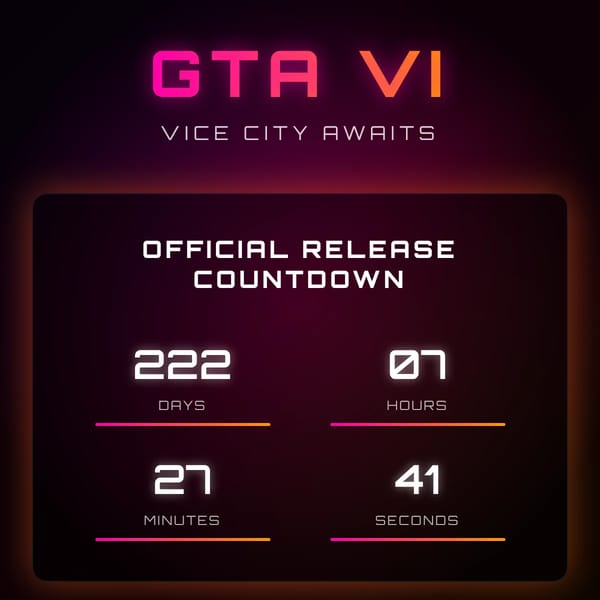 GTA 6 Release Countdown!