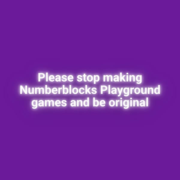 Stop Making Numberblocks Playground Games