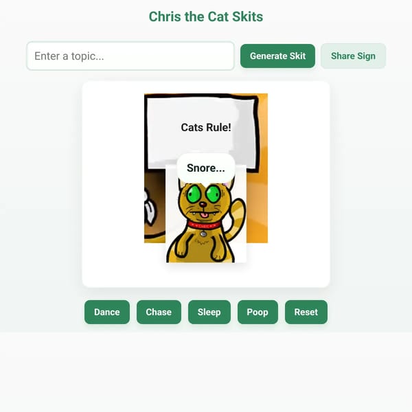 Chris the Cat Skits
