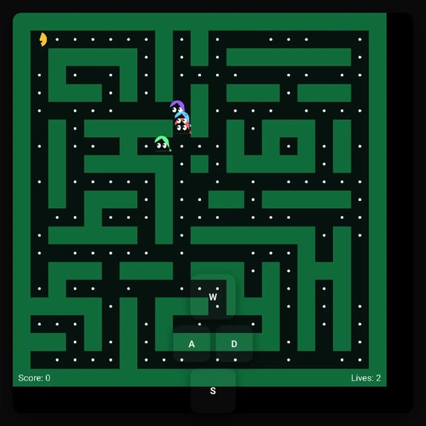 Mini Pac — single-screen