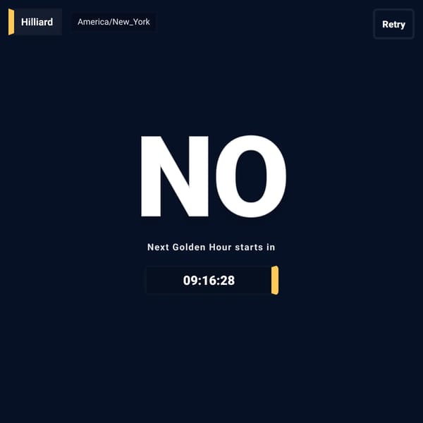 Sunset YES/NO
