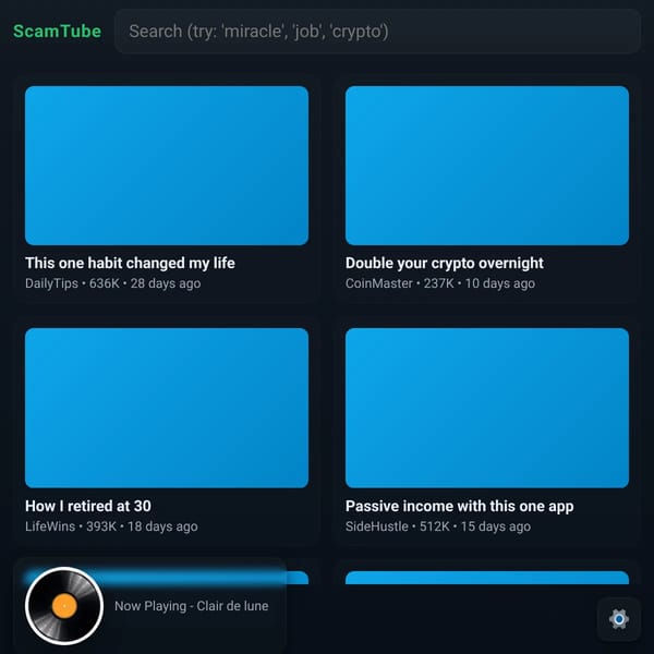 ScamTube