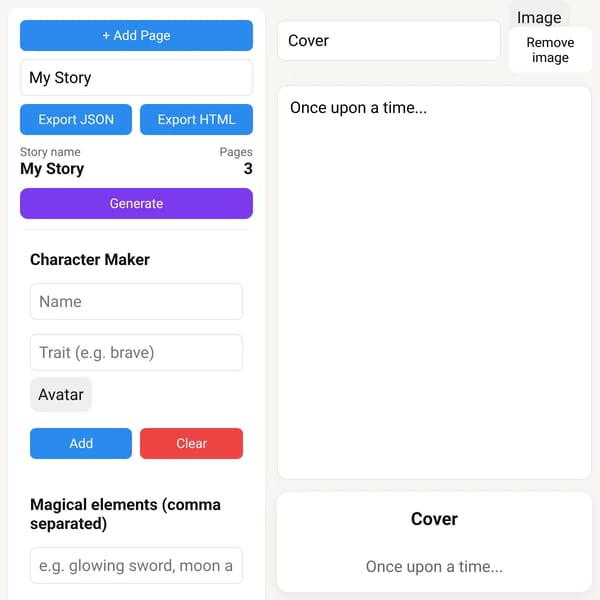 Storybook Maker