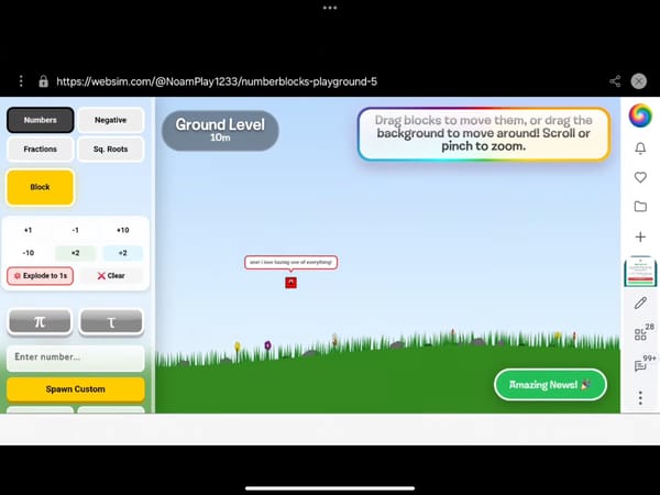 THE HYPER ULTRA GIGA SUPER ULTIMATE MEGA DUPER OMEGA NUMBERBLOCKS PLAYGROUND X