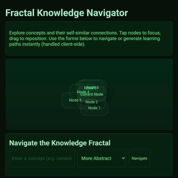 Fractal Knowledge Navigator