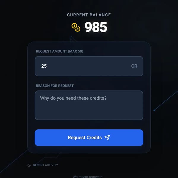 Credit Request Portal