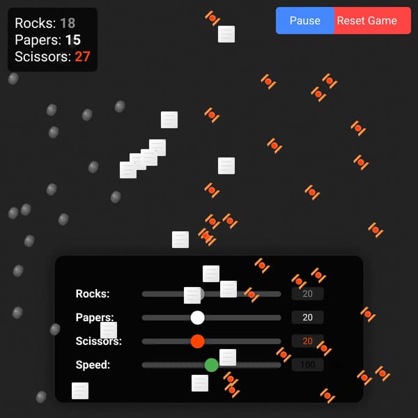 Rock Paper Scissors Sim.