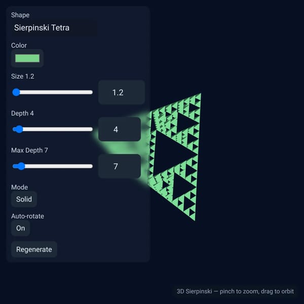 3D Sierpinski Visualization