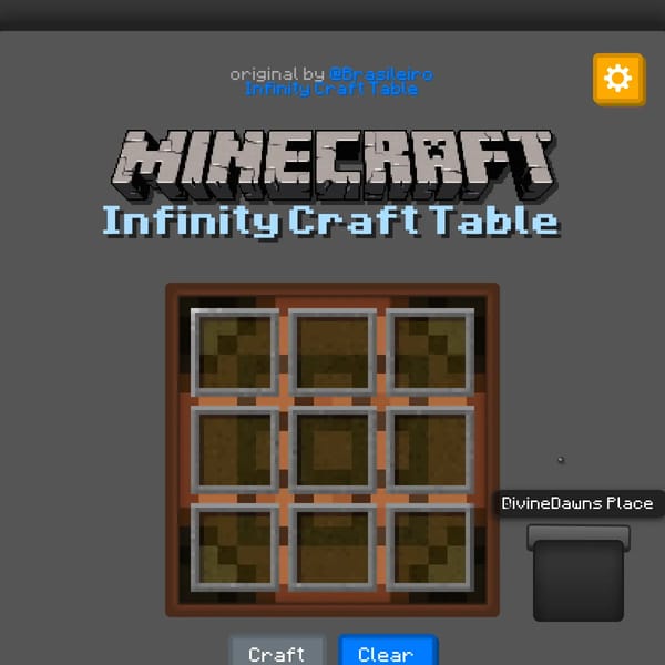Infinity Craft Table+ 2.1
