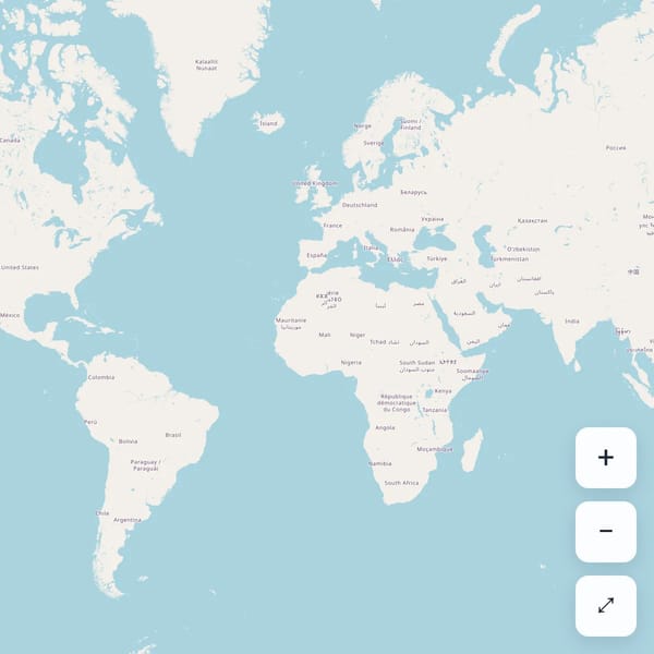 just a world map