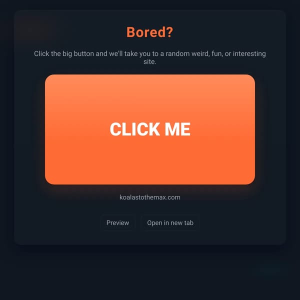 Bored? — (boredbutton mini clone)